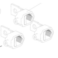 XR-00 CABLE CLAMP SINGLE FOR 4 POLE - 1SEP408501R0001